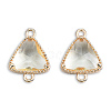Transparent K9 Glass Connector Charms GLAA-N038-60-F12-1