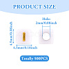 Opaque Acrylic Beads MACR-TAG0001-07I-4