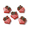 Christmas Opaque Resin Cabochons RESI-K019-32-1