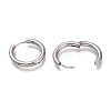 Tarnish Resistant 201 Stainless Steel Huggie Hoop Earrings EJEW-L256-05E-P-3