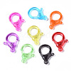 Transparent Acrylic Lobster CLaw Clasps X-TACR-T023-01B-1