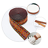 Ethnic style Embroidery Polyester Ribbons OCOR-WH0063-31-5