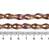 Transparent Electroplate Glass Beads Strands LS-EGLA-N013-T10mm-B16-4