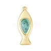 Brass Pendants KK-CBAAB9C-03G-02A-1