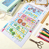 1 Bag Bookmarks Painting Needle Felting Kit for Beginners DIY-CP0013-36C-4