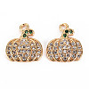 Brass Micro Pave Cubic Zirconia Charms X-KK-S360-138A-NF-1