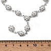 Brass Rhinestones Necklaces & Earring & Bracelets Sets for Women WGF929C-02-3