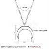 925 Sterling Silver Pendant Necklaces NJEW-BB44290-6