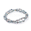 Electroplate Glass Beads Strands EGLA-L017-HP-A02-3