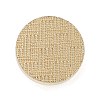 Texture Theme Roung Brass Stamp Head AJEW-M036-06O-G-2