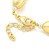 Rack Plating Oval Brass & ABS Imitation Pearl Beaded Bracelets for Women BJEW-P322-09G-3