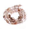 Natural Rutilated Quartz Beads Strands G-L478-47-3