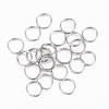 Tarnish Resistant 304 Stainless Steel Split Rings STAS-H413-05P-C-1