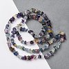 Natural Fluorite Chip Bead Strands G-M205-08-6