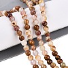 Natural Wood Lace Stone Wooden Jasper Beads Strands G-B128-A04-01-1