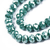 Electroplate Glass Beads Strands EGLA-A034-P2mm-A09-3