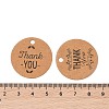 100Pcs Kraft Paper Thank You Printed Gift Tags CDIS-H007-06-4