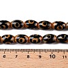 Natural Tibetan Agate 3-Eye Beads Strands G-T138-195C-5