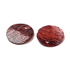 Spray Painted Natural Akoya Shell Charms SHEL-F007-15A-4