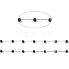 Glass Round Beaded Chains CHS-B003-04E-2