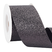 Sparkle Polyester Ribbons SRIB-WH0011-105F-02