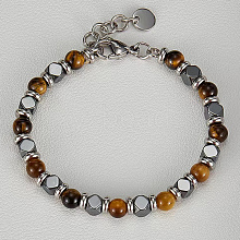 Stainless Steel Beaded Bracelets for Women Men CJ9241-1