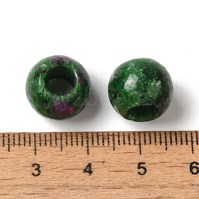 Natural Ruby in Zoisite European Beads G-N342-03H-1