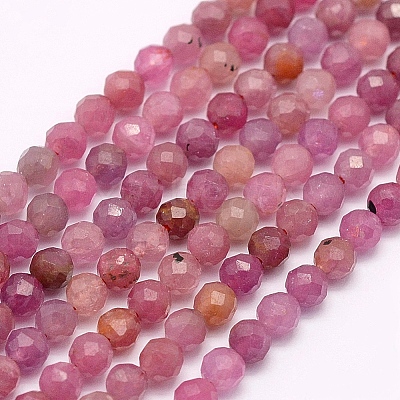 Natural Ruby Beads Strands G-F509-16-3mm-1