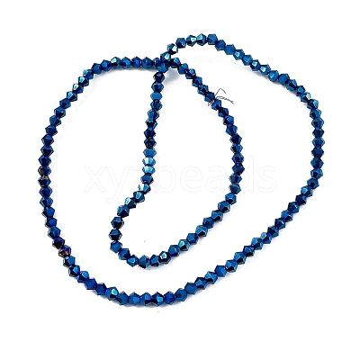 Transparent Electroplate Glass Beads Strands EGLA-A039-T3mm-UA03-1