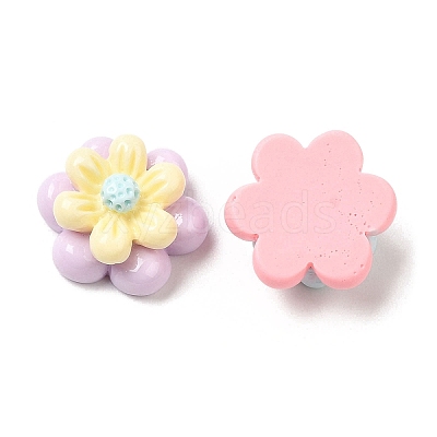 Cartoon Opaque Resin Cabochons RESI-C039-03D-1