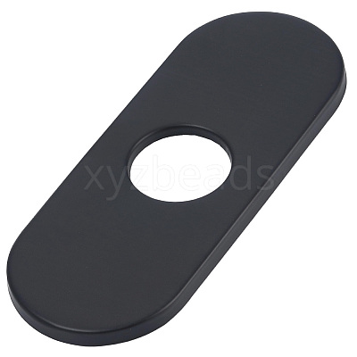 Oval Stainless Steel Faucet Hole Covers STAS-WH20001-18F-EB-1