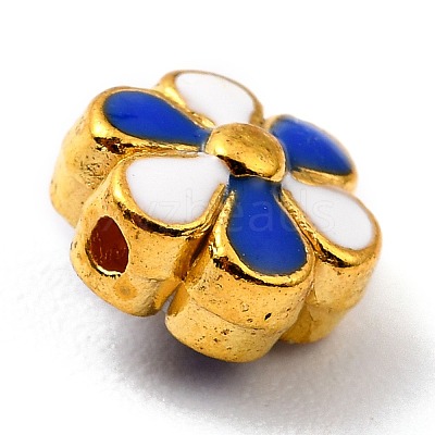 Alloy Enamel Beads ZIRC-I054-34B-1