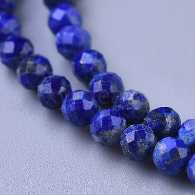 Natural Lapis Lazuli Beaded Necklaces NJEW-K114-A-A06-1