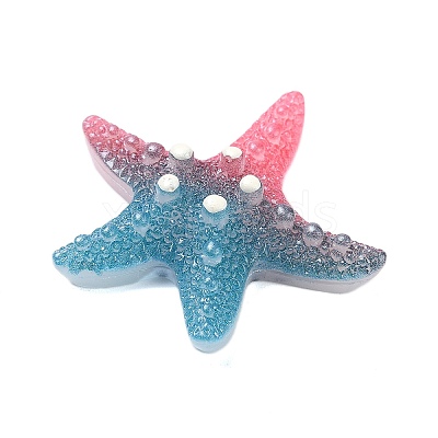 Gradient Color Opaque Resin Decoden Cabochons CRES-P036-01B-04-1