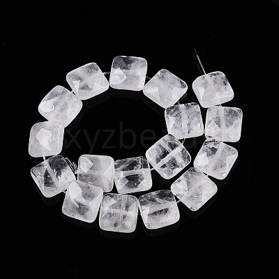 Natural Quartz Crystal Beads Strands G-T138-159-1
