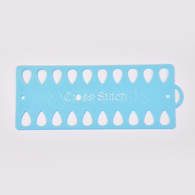 Plastic Embroidery Thread Plate DIY-WH0152-21A-1