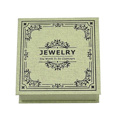 Floral Printed Paper Jewelry Display Magnetic Cases CON-K015-03C-02-1