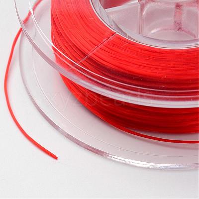 Japanese Eco-Friendly Dyed Flat Elastic Crystal String EW-F005-0.6mm-11-1