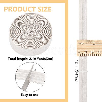 2M Metallic Yarn Ribbon SRIB-WH0011-220B-02-1