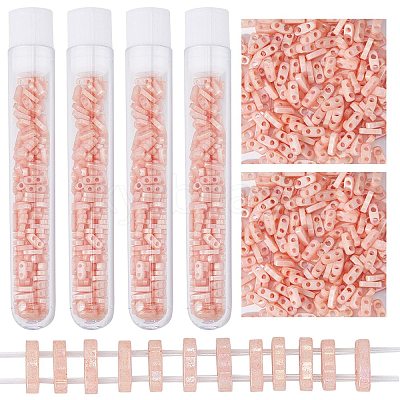 200Pcs 2-Hole Glass Seed Beads SEED-CN0001-20-1