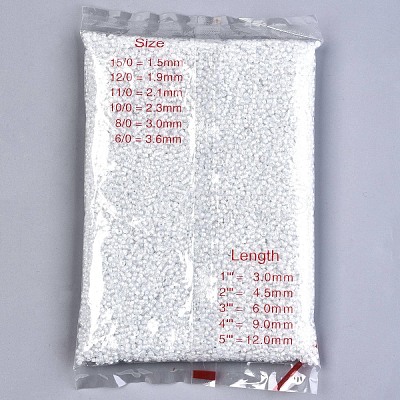 8/0 Glass Seed Beads SEED-A016-3mm-201-1