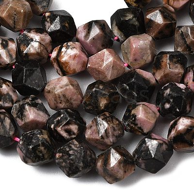 Natural Rhodonite Beads Strands G-Z119-A19-02-1
