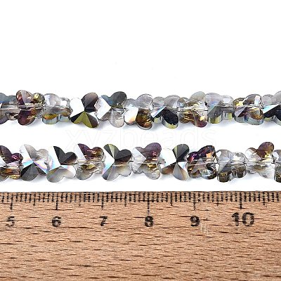Electroplate Glass Beads Strands EGLA-Q135-04A-A06-1