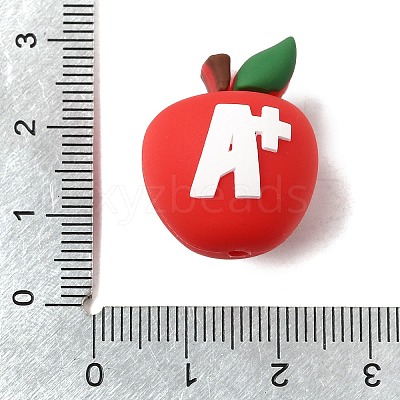 Teachers' Day Silicone Beads SIL-D013-05E-1