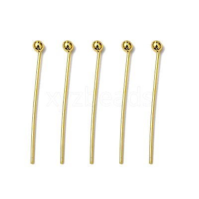 Brass Ball Head Pins X-KK-R020-04G-1