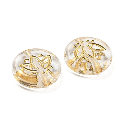 Plating Transparent Acrylic Beads LS-OACR-A024-01B-1