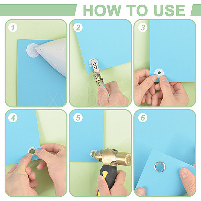 200Pcs Polyester Hot Melt Adhsive Screw Holes Cover Caps Stickers FIND-WH0609-76-1