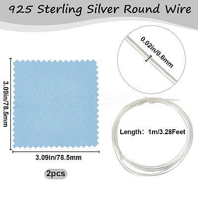925 Sterling Silver Wire FIND-BBC0002-89D-1