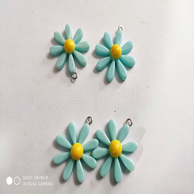 Resin Pendants RESI-TAC0002-12B-1