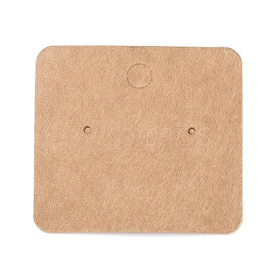 Blank Kraft Paper Earring Display Cards LS-CDIS-G005-05-1